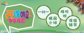 辅导班海报