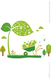 植树节卡通素材