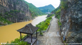 明月峡山水