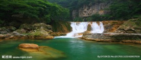 瀑布 山水