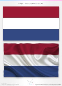 荷兰国旗分层psd