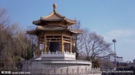 上海七宝寺亭子古风建筑
