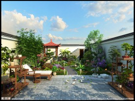 私家庭院效果图设计