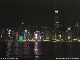 维多利亚港夜景