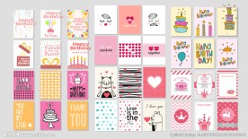 卡通可爱温馨卡片背景