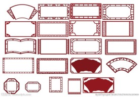 中国风矢量边框