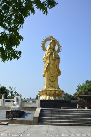 金色观音雕塑