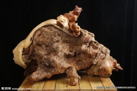 崖柏 根雕 牧童