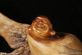 崖柏 根雕 弥勒佛