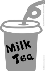奶茶店标志