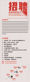 车行招聘展架