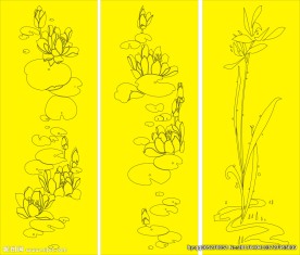 屏风缕空雕刻素材