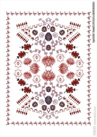 民族风花纹图样