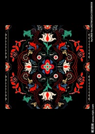 民族风花朵花纹