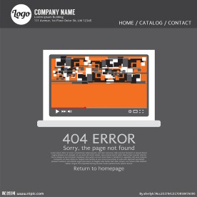 网站404页面崩溃图片