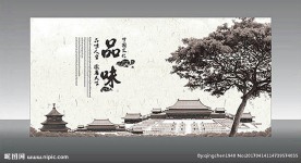 中国文化品味海报
