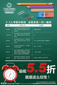 优胜教育单页PSD模板设计