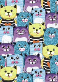 可爱卡通猫图案