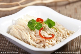 白灼金针菇
