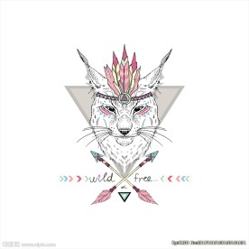 狼头图案设计