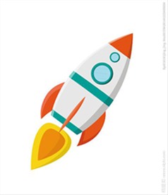小火箭矢量图