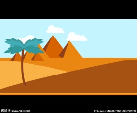 沙漠风景插图