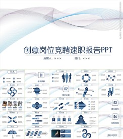 岗位竞聘速职报告个人简历PPT