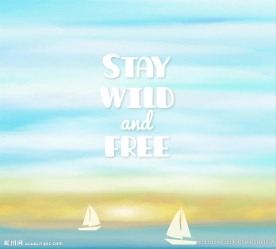 大海中的帆船插画矢量素材