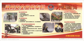 消防安全   消防宣传栏