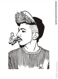 手绘人物图案下载