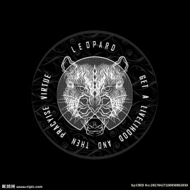 豹子素材下载动物矢量图下载