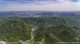 长沙梅溪湖桃花岭航拍