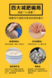 四大减肥骗局