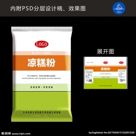 凉糕粉包装袋设计