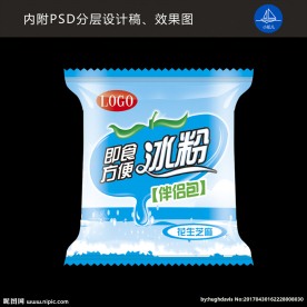 即食方便冰粉包装设计