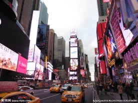 纽约曼哈顿街头