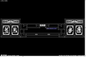 中式古典家具  密脚金玉满堂电