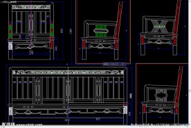中式古典家具 明清梳条沙发