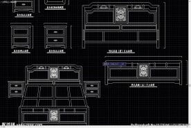 中式古典家具  明式床
