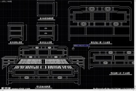 中式古典家具  明式床