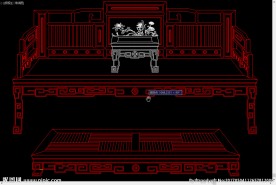 中式古典家具  明韵梳背罗汉床