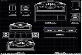中式古典家具 欧式2号大床