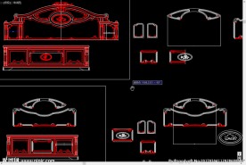 中式古典家具  欧式豪华大床