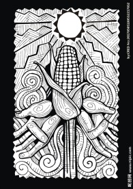 玉米矢量图下载太阳矢量图下载