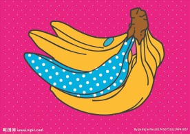 波普艺术香蕉