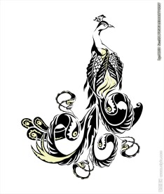 孔雀矢量图下载