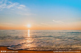 海上日出