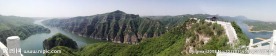 黄河 三峡八角山全景图