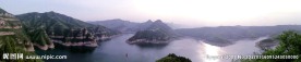 黄河 三峡孟良全景图