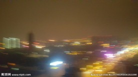 夜色朦胧常州俯瞰